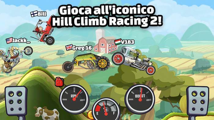 gemme infinite su Hill Climb Racing 2 gratis